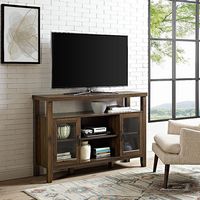 Walker Edison - Tall Storage Buffet TV Stand for TVs up to 55