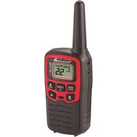 Midland - E+Ready X-TALKER 26-Mile, 22-Channel FRS 2-Way Radios (Pair) - Red - Alternate Views