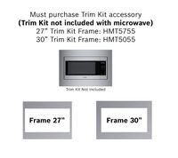 Bosch - 300 Series 2.1 Cu. Ft. Built-In Microwave with Sensor Cooking - Stainless Steel - Alternate Views