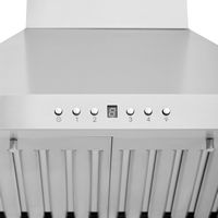 ZLINE - 24 inches - Externally Vented & Convertible - Wall Range Hood - Silver - Alternate Views