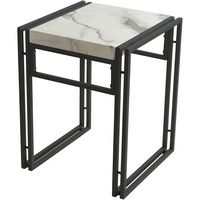 ürb SPACE - Urban Small Dining Table Set - Black With White - Alternate Views