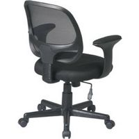 WorkSmart - Screen Back Task Chair with Mesh Seat - Black - Alternate Views