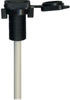 Stinger - 1.7’ Marine Series 3.5mm Audio Input to Male RCA with USB 3.0 Port - Black - Alternate Views