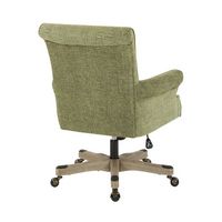 OSP Home Furnishings - Megan Office Chair - Green/Brushed Gray - Alternate Views