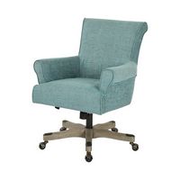 OSP Home Furnishings - Megan Office Chair - Turquoise - Alternate Views