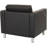 Office Star Products - Atlantic Chair - Silver/Dillon Black - Alternate Views