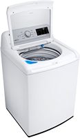 LG - 4.5 Cu. Ft. High-Efficiency Top-Load Washer with TurboDrum Technology - White - Alternate Views