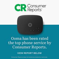 Ooma - Telo Air 2 Internet Home Phone Service - Black - Alternate Views