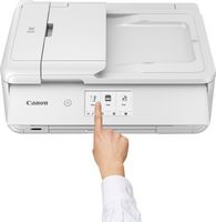 Canon - PIXMA TS9521C Wireless All-In-One Printer - White - Alternate Views