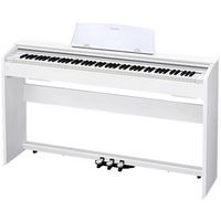 Casio - PX-770 Keyboard with 88 Velocity-Sensitive Keys - White wood - Alternate Views