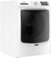 Maytag - 4.5 Cu. Ft. High-Efficiency Stackable Front Load Washer with Steam and Fresh Spin - White - Alternate Views