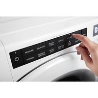 Whirlpool - 4.3 Cu. Ft. High Efficiency Stackable Front Load Washer with 35 Cycle Options - White - Alternate Views