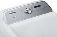 Samsung - 7.4 Cu. Ft. Electric Dryer with Sensor Dry - White - Alternate Views