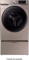 Samsung - 4.5 Cu. Ft. High-Efficiency Stackable Front Load Washer with Steam and Self Clean+ - Ch... - Alternate Views