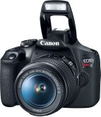 Canon - EOS Rebel T7 DSLR Video Camera with 18-55mm Lens - Black - Alternate Views
