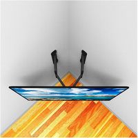 Kanto - Full-Motion Corner TV Wall Mount for Most 37