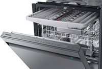 Samsung - AutoRelease Smart Built-In Dishwasher with Linear Wash, 39dBA - Stainless Steel - Alternate Views