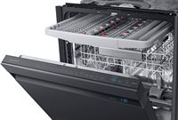 Samsung - AutoRelease Smart Built-In Dishwasher with Linear Wash, 39dBA - Black Stainless Steel - Alternate Views