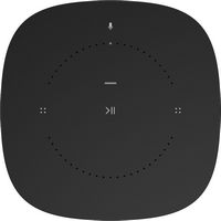 Sonos - One (Gen 2) Smart Speaker with Voice Control built-in - Black - Alternate Views