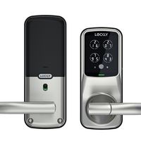 Lockly - Secure Plus Smart Lock Bluetooth Replacement Latch with Touchscreen/Fingerprint Sensor/K... - Alternate Views
