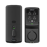 Lockly - Secure Pro Smart Lock Wi-Fi Replacement Deadbolt with 3D Biometric Fingerprint/Keypad/Vo... - Alternate Views