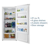 Insignia™ - 21 Cu. Ft. Garage Ready Convertible Upright Freezer with ENERGY STAR Certification - ... - Alternate Views