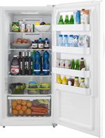 Insignia™ - 13.8 Cu. Ft. Garage Ready Convertible Upright Freezer with ENERGY STAR Certification ... - Alternate Views