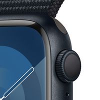 Apple Watch Series 9 (GPS) 41mm Midnight Aluminum Case with Midnight Sport Loop with Blood Oxygen... - Alternate Views