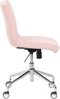 Adore Decor - Linen Fabric Task Chair - French Pink - Alternate Views