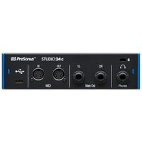 PreSonus - USB Audio Interface - Black/Blue - Alternate Views