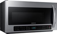 Samsung - 2.1 Cu. Ft. Over-the-Range Microwave with Sensor Cook - Stainless Steel - Alternate Views