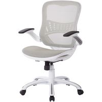 OSP Home Furnishings - Riley Office Chair - White - Alternate Views