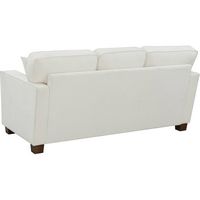 OSP Home Furnishings - Russel 3 Seater Fabric Sofa - Ivory - Alternate Views