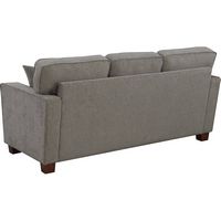 OSP Home Furnishings - Russel 3 Seater Fabric Sofa - Taupe - Alternate Views