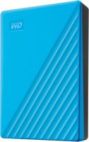 WD - My Passport 4TB External USB 3.0 Portable Hard Drive - Blue - Alternate Views