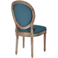 OSP Home Furnishings - Lillian Oval Back Chair - Klein Azure - Alternate Views