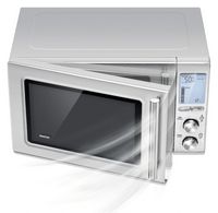 Breville - the Smooth Wave™ 1.2 Cu. Ft. Microwave - Stainless Steel - Alternate Views
