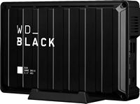 WD - BLACK D10 8TB External USB 3.2 Gen 1 Portable Hard Drive - Black - Alternate Views