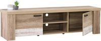 CorLiving - Joliet Duotone TV Bench for TVs up to 85