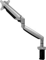 Mount-It! - Single Monitor Mount With Gas Spring Arm - Silver - Alternate Views