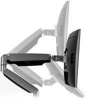 Mount-It! - Dual Monitor Desk Mount With Gas Spring Arms Up to 32