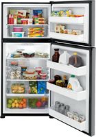 Frigidaire - 18.3 Cu. Ft. Top-Freezer Refrigerator - Stainless Steel - Alternate Views