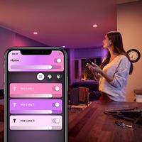 Philips - Hue 60W A19 Smart LED Starter Kit - White and Color Ambiance - Alternate Views