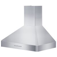 ZLINE - 36 inches - Externally Vented - Wall Range Hood - Brushed Stainless Steel - Alternate Views