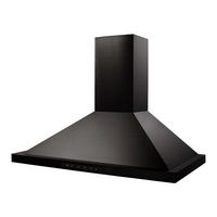 ZLINE - 36 inches - Externally Vented - Wall Range Hood - Black Stainless Steel - Alternate Views