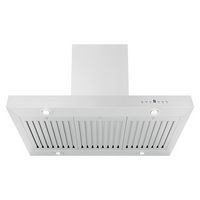 ZLINE - 36 inches - Externally Vented - Island Range Hood - Stainless Steel - Alternate Views