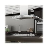 ZLINE - 30 inches - Externally Vented - Island Range Hood - Stainless Steel - Alternate Views