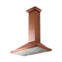 ZLINE - 30 inches - Externally Vented - Wall Range Hood - Copper - Alternate Views