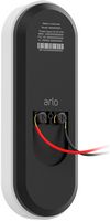 Arlo - Essential Wi-Fi Smart Video Doorbell  - Wired - White - Alternate Views