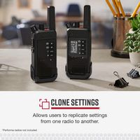 Cobra - Cloning Cable for Cobra Performa Business Radios - Black - Alternate Views